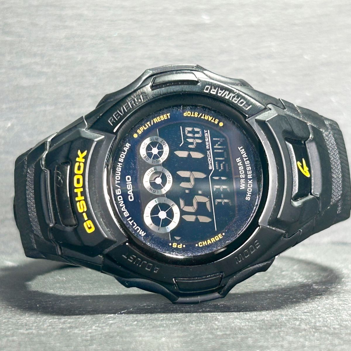 美品 CASIO カシオ G-SHOCK ジーショック GW-M500F-1B 腕時計 タフソーラー 電波時計 デジタル ステンレススチール メンズ 動作確認済みの画像4