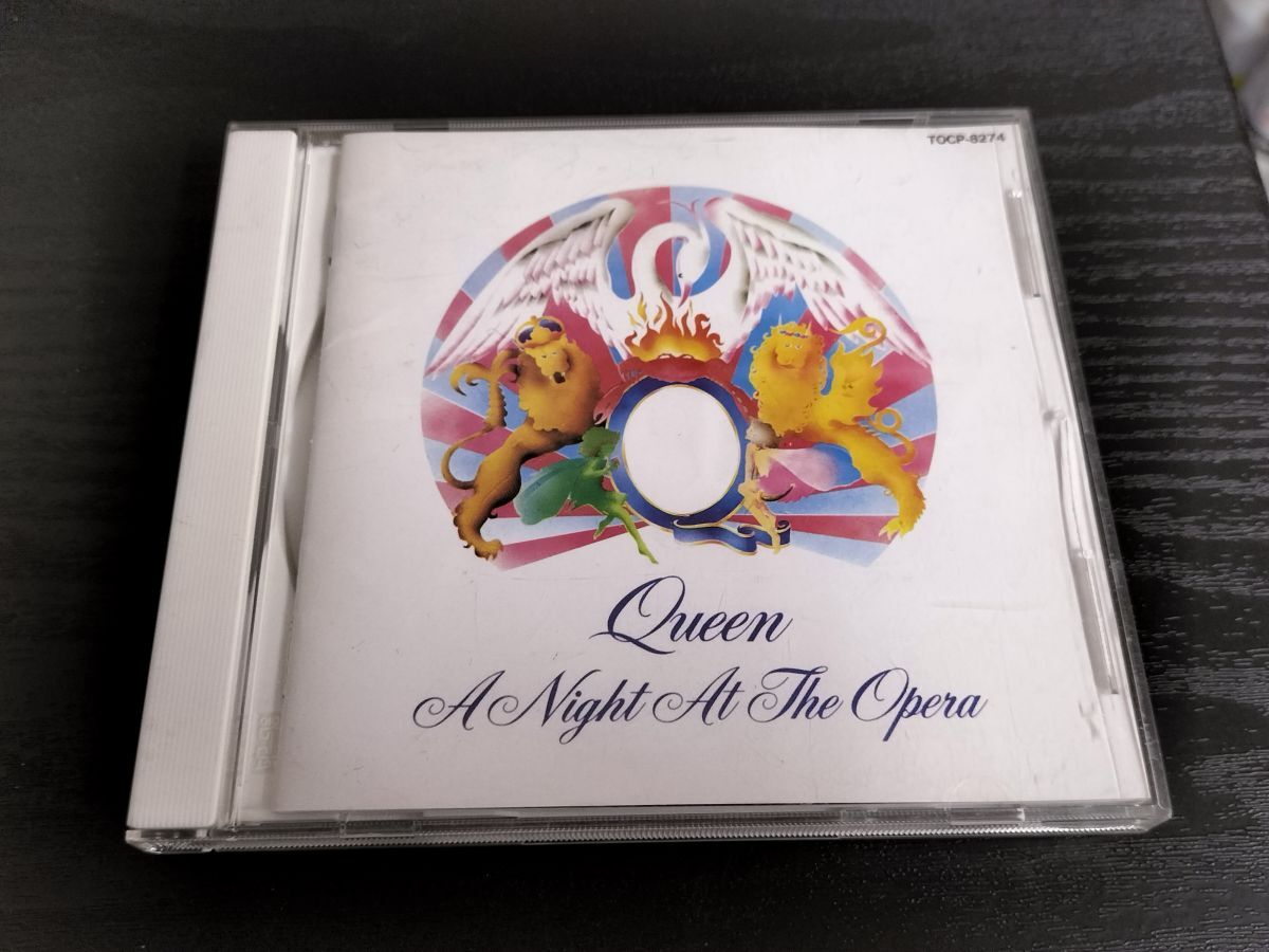 1円 CD アルバム 廃盤 Queen クイーン a night at the opera オペラ座の夜 bohemian rhapsody ボヘミアンラプソディー 盤無し 昭和 平成_画像1