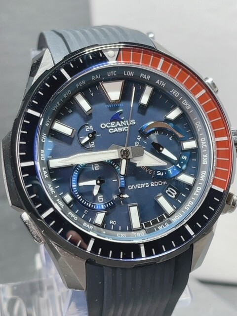 新品 CASIO カシオ オシアナス OCEANUS カシャロ OCW-P2000C-2AJF スマートフォンリンク Bluetooth 電波ソーラー 腕時計 潜水機能付きの画像1