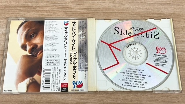 Michael White マイケル・ホワイト CD 「Side by Side」 サンプル盤 アルバム ジャズ バイオリン 1994年 PCCY-00582の画像3