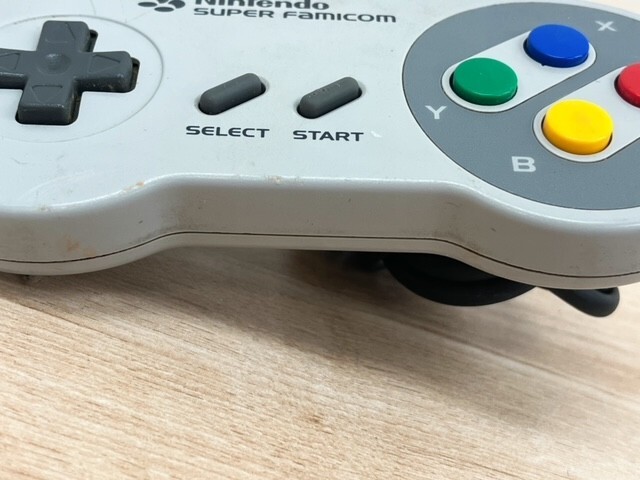 SFC スーパーファミコン コントローラー 任天堂 Nintendo 純正 周辺機器 現状品 部品取り SHVC-005の画像5