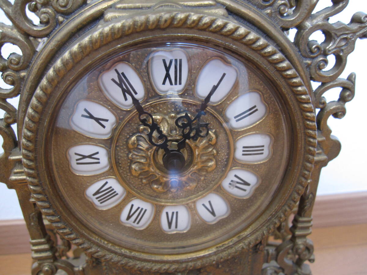  Италия производства настольные часы латунь античный рабочее состояние подтверждено 