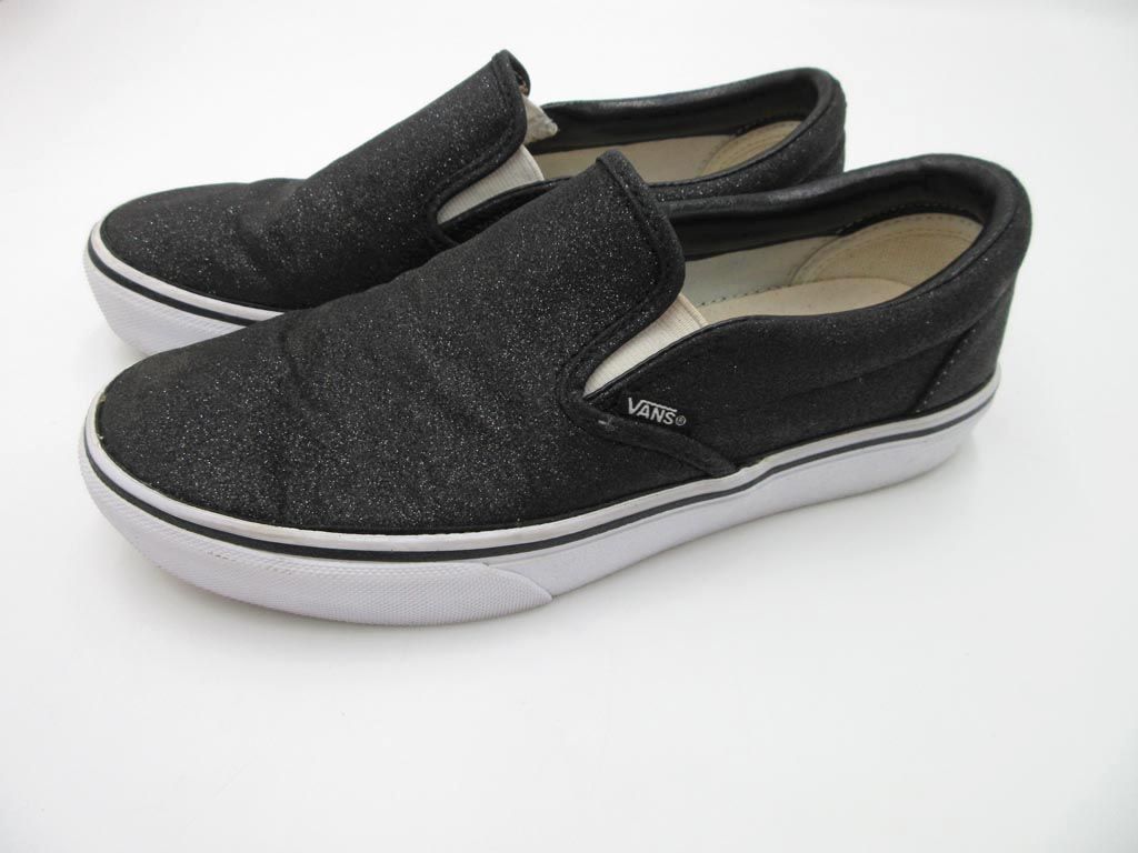 新品 VANS バンズ SLIP ON スリッポン 617613-0001 ローカット スニーカー size25.0/黒 ■■ ☆ eca4 レディース_画像9