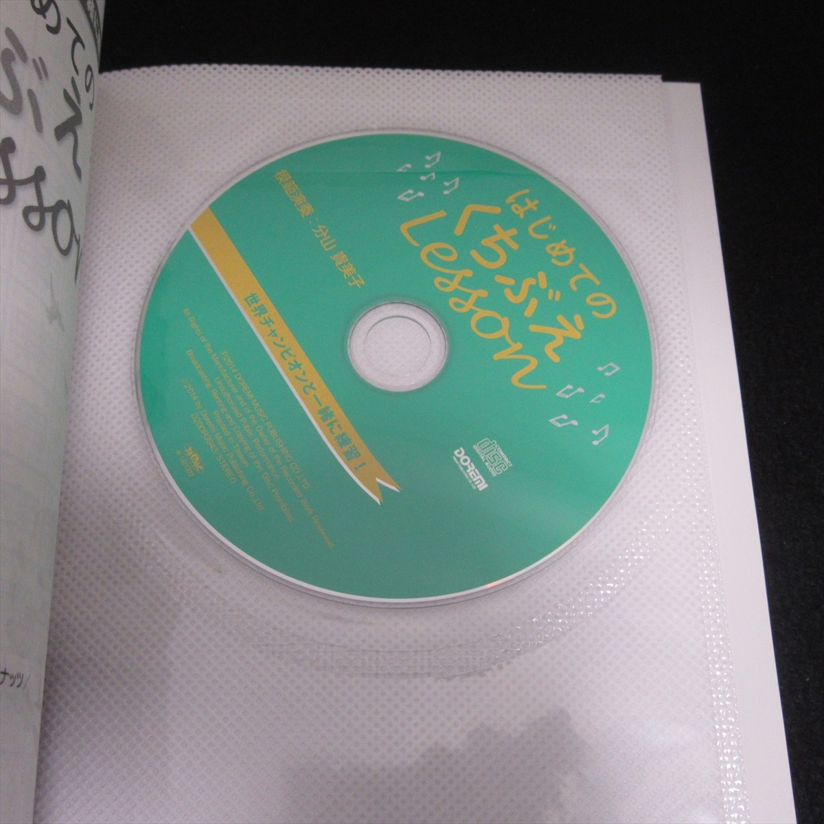 CD付 楽譜 『はじめての くちぶえレッスン 世界チャンピオンと一緒に練習！』 ■送120円 分山貴美子 口笛 教則本　○_画像2