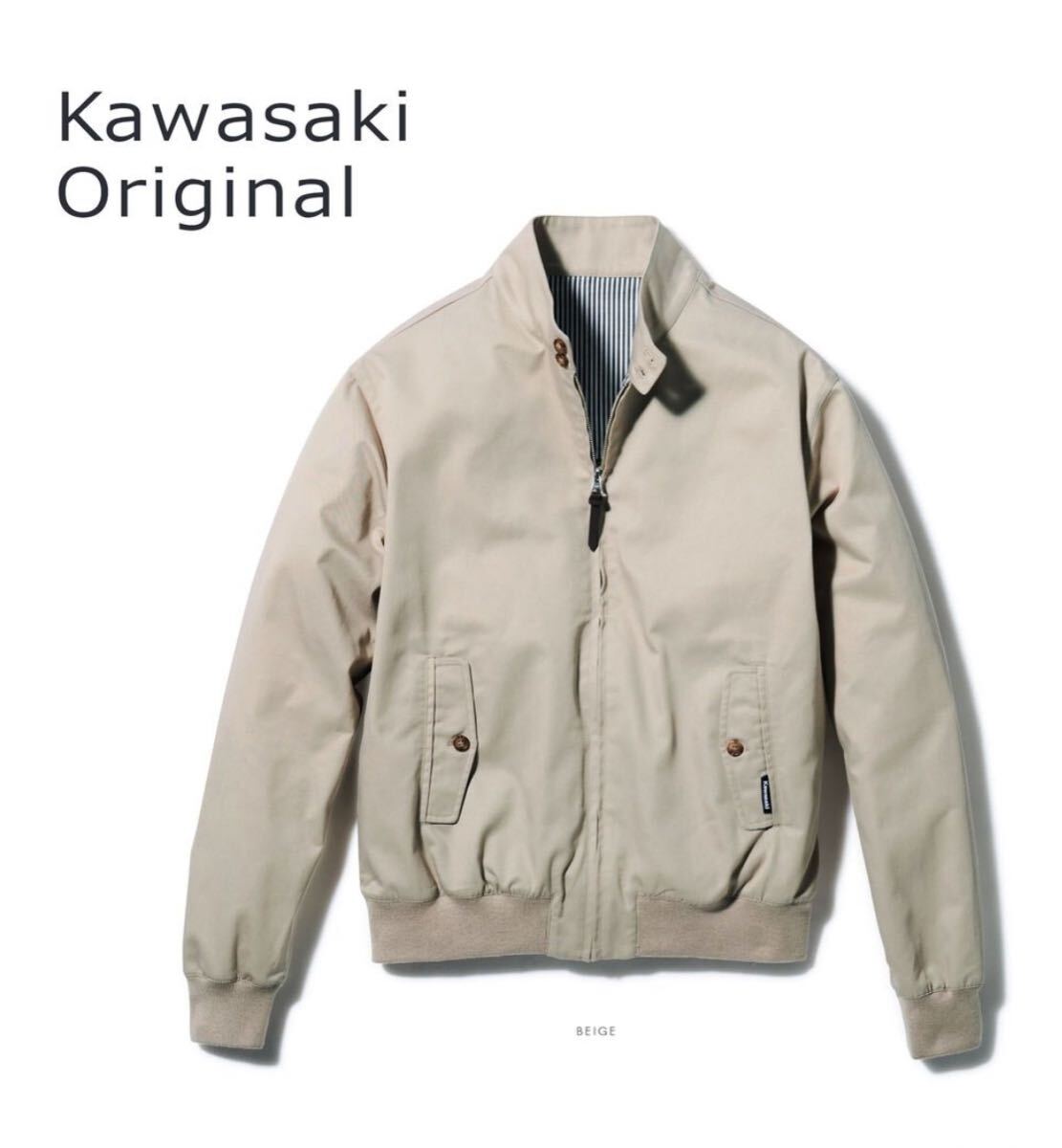 【新品未使用】kawasaki カワサキ 川スウィングトップジャケット Lサイズ スイングトップ ジャケットの画像1