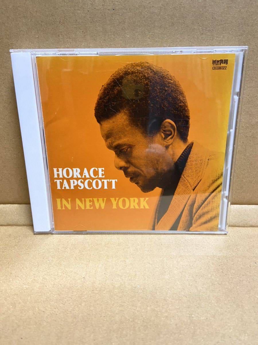 レア！ 国内盤美品！Horace Tapscott / In New York / Interplay Records CECC00322 century records 見本盤　帯なし解説付き_画像1