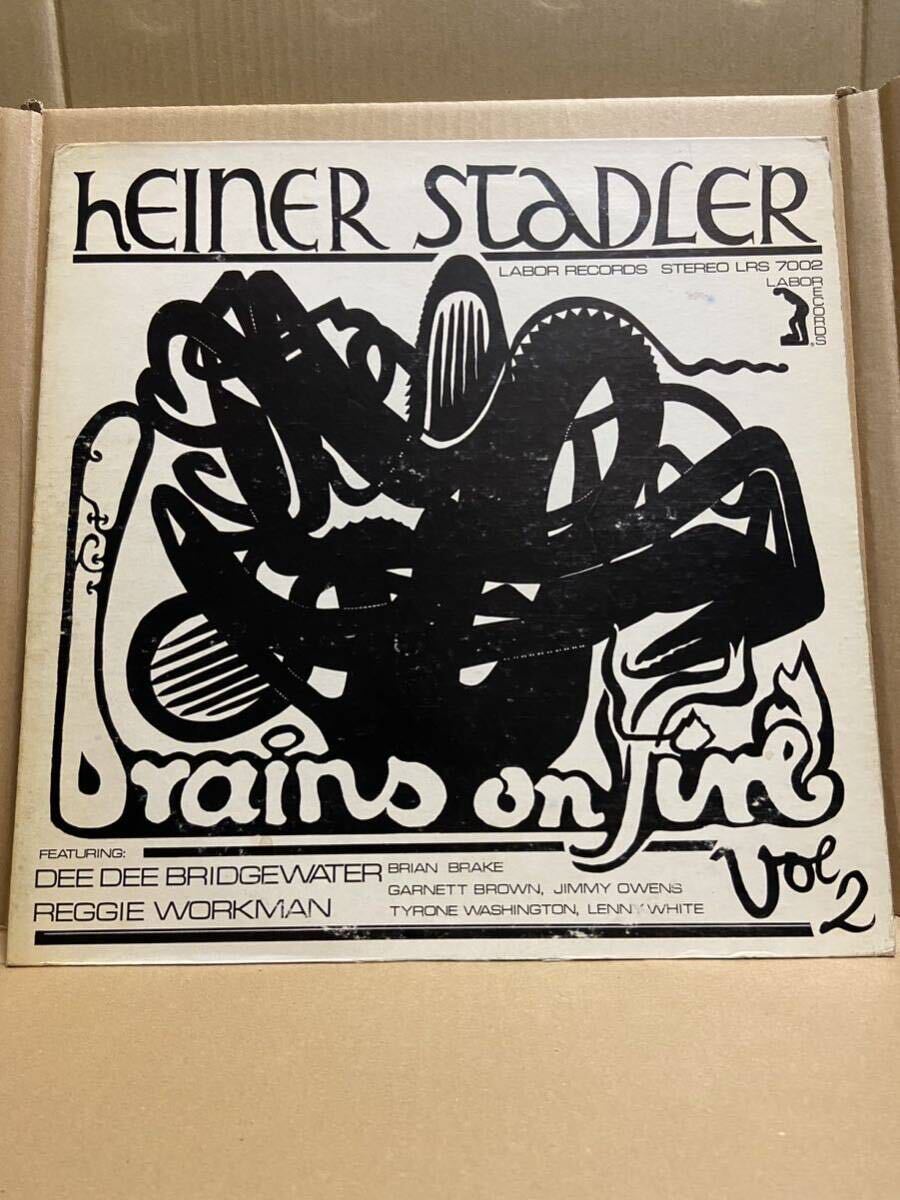 US盤 Org! Heiner Stadler / Brains On Fire Vol. 2 / Labor LRS 7002 Dee Dee Bridgewater 参加！_画像1