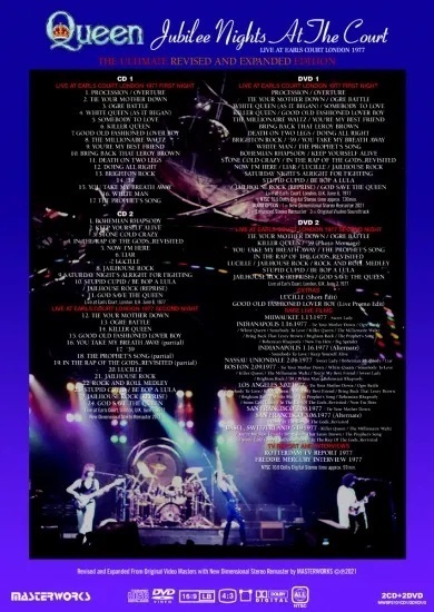 QUEEN / JUBILEE NIGHTS AT THE COURT=REVISED AND EXPANDED(2CD+2DVD) クイーン_画像2
