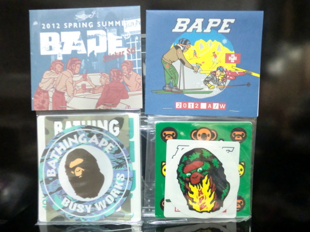 BAPE 2012 A/W S/S ステッカー セット 未開封品_画像1