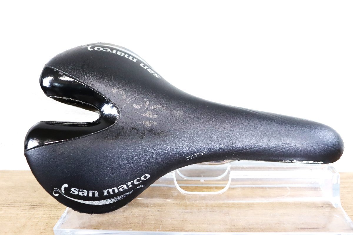 selle san marco ASPIDE　セラサンマルコ　アスピデ　154ｍｍ　ステンレスレール　ブラック　サドル　cicli17　SA30_画像6