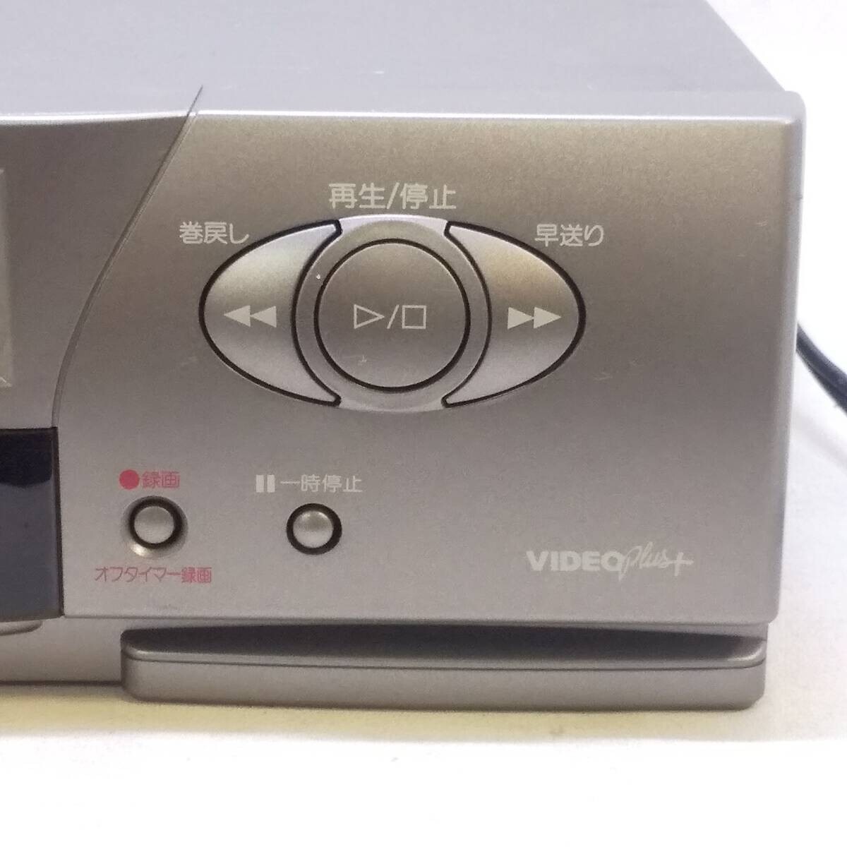 ◆MITSUBISHI 三菱 S-VHS ビデオデッキ HV-S730 本体のみ 1997年製 再生確認のみ 現状品◆R2247の画像4