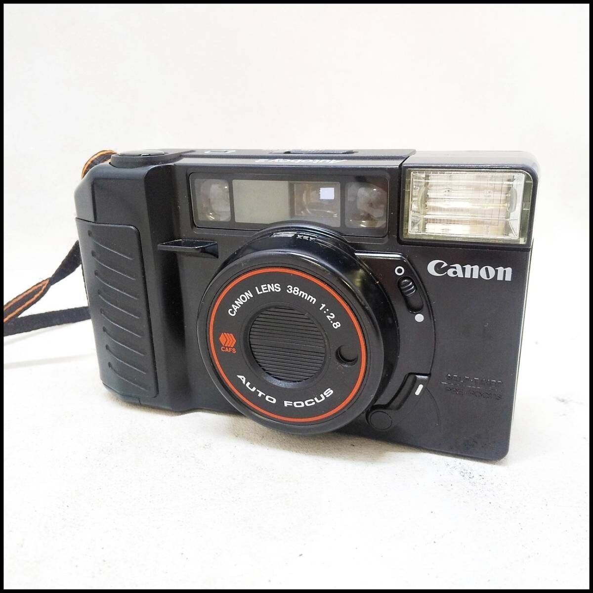 ●Canon キヤノン Autoboy 2 38㎜ 1：2.8 コンパクトフィルムカメラ 破損有 動作× ジャンク品●G2243の画像1