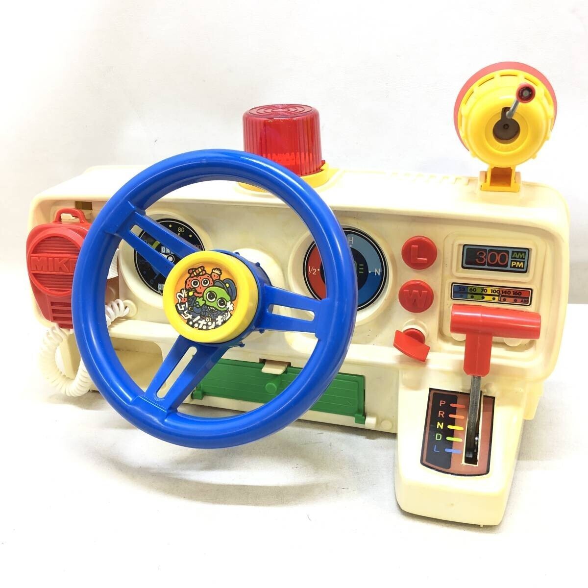 ♪ひらけ！ポンキッキ いそげ！ガチャピンパトカー ムック 昭和レトロ 車 運転 玩具 おもちゃ 当時物 箱付き 中古品♪N20175の画像2