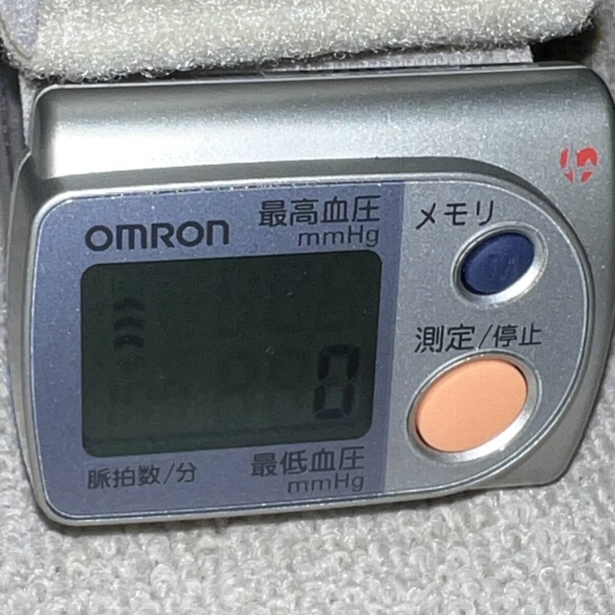 ▼動作確認済☆OMRON オムロン/オムロンデジタル自動血圧計/HEM-632 ファジィ/手首 健康管理▼R00022の画像7