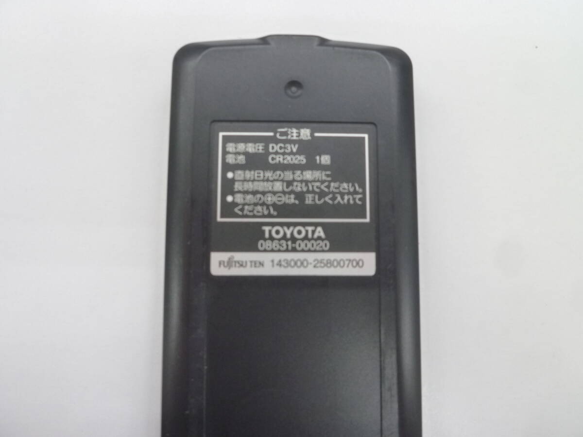 [R212] Toyota TOYOTA задний монитор для дистанционный пульт 08631-00020 143000-215800700[ рабочее состояние подтверждено ]