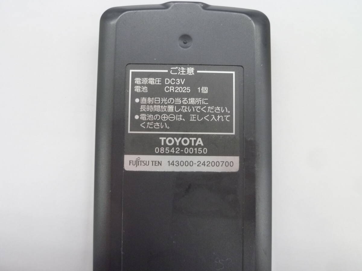 [R214] Toyota TOYOTA задний монитор для дистанционный пульт 08542-00150 143000-24200700[ рабочее состояние подтверждено ]