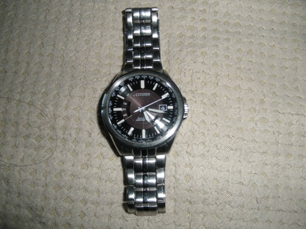 # postage included #CITIZEN# Citizen #ECO-DRIVE# radio wave solar #H145-S073545#