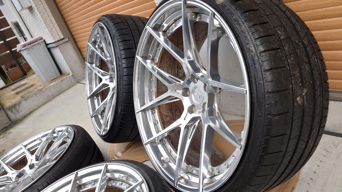 BCフォージド BC FORGED HCA381S 22インチ PCD112 タイヤPzero_画像2