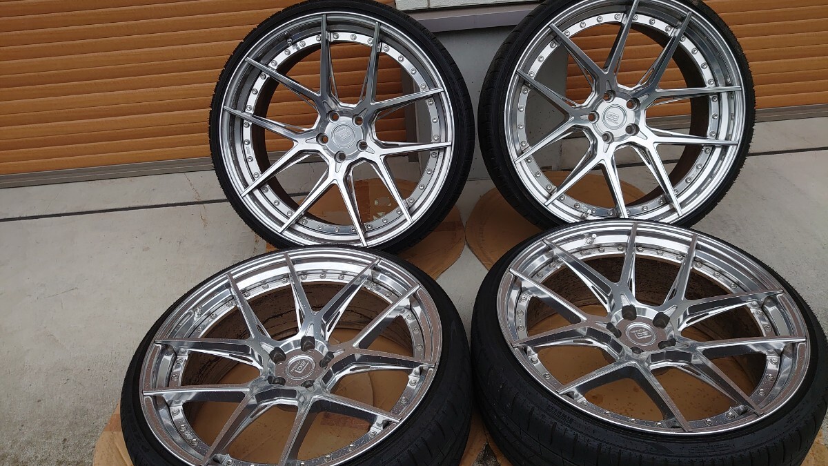 BCフォージド BC FORGED HCA381S 22インチ PCD112 タイヤPzero_画像1