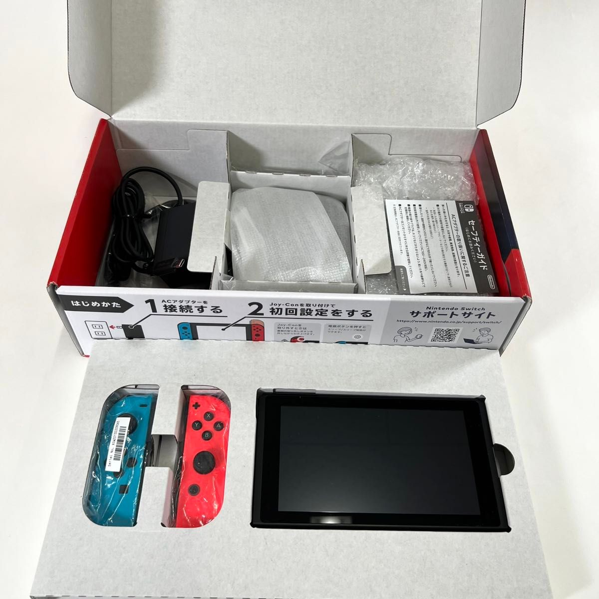 新型 ニンテンドー スイッチ Nintendo Switch バッテリー強化版 2021年製 保護フィルム おまけ ②