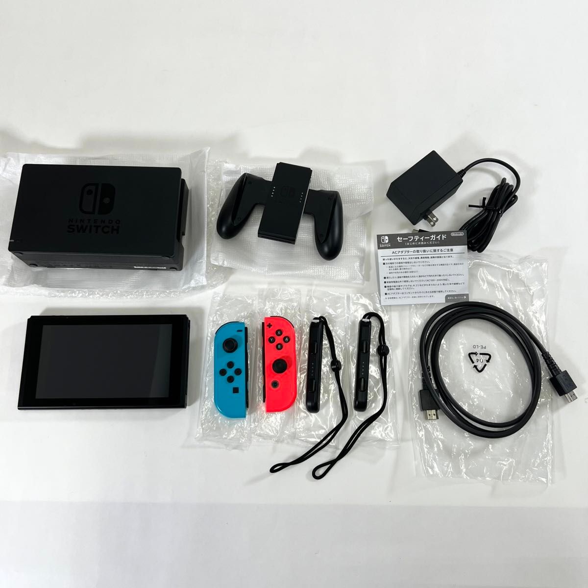 新型 ニンテンドー スイッチ Nintendo Switch バッテリー強化版 2021年製 保護フィルム おまけ ②