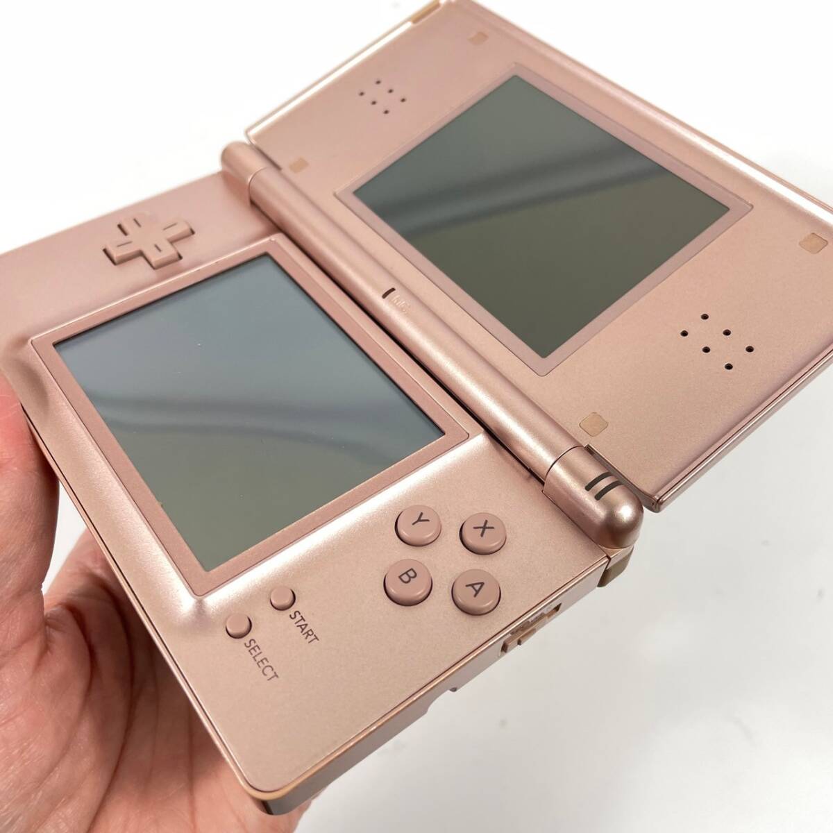 Nintendo DS Lite メタリックロゼ 任天堂 ニンテンドージャンク　動作品　管11051_画像3