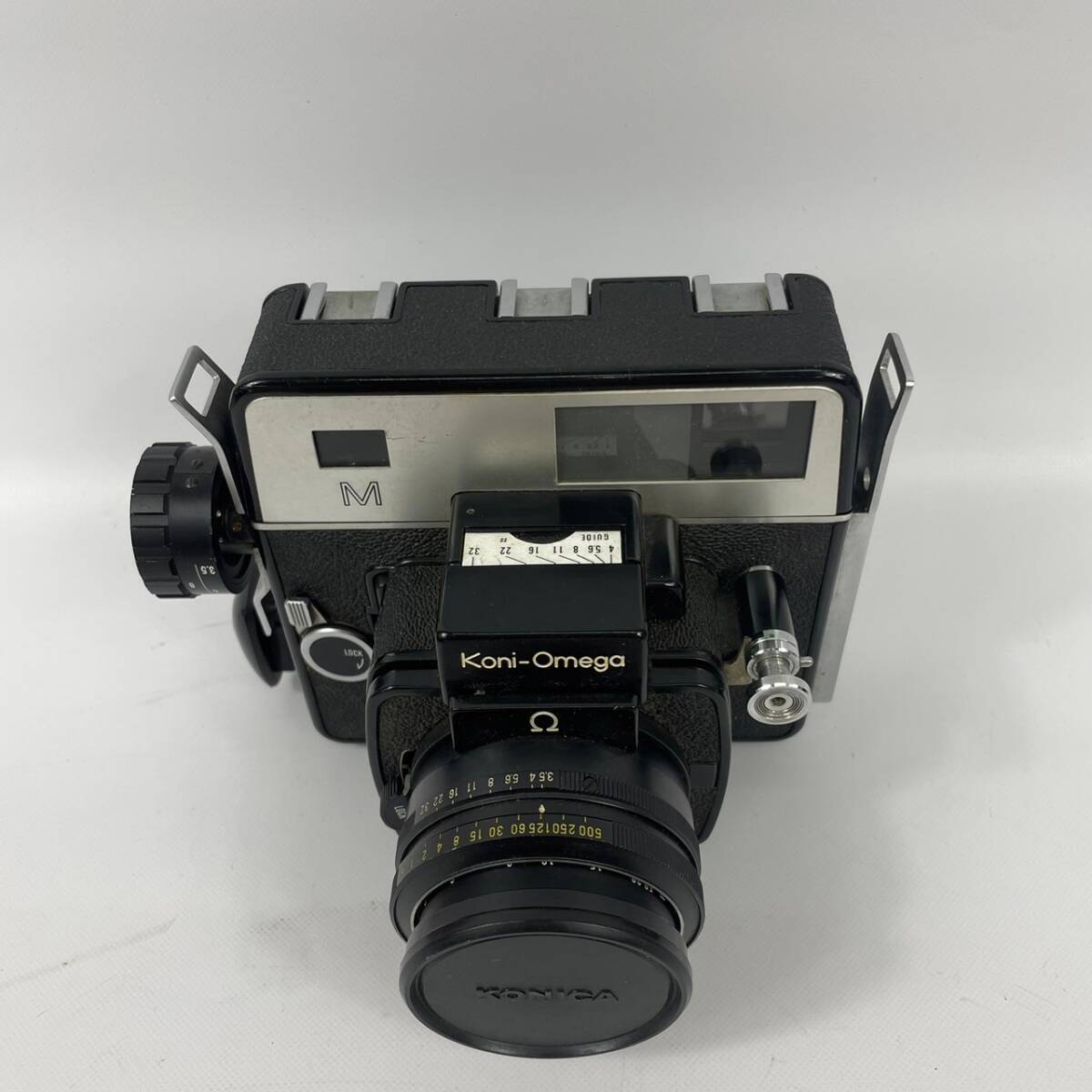 【現状品】Konica コニカ 『Koni-Omega M』 中判カメラ HEXANON 1:3.5 f=90mm USED品_画像3