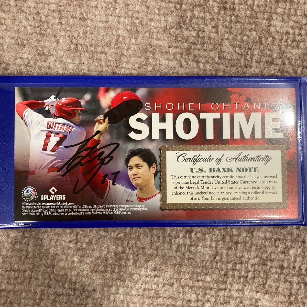 大谷翔平 アメリカ 2ドル札 紙幣 サイン 大リーグ MLB 新品 大谷翔平 アメリカ 2ドル札 紙幣 サイン 大リーグ MLB 新品