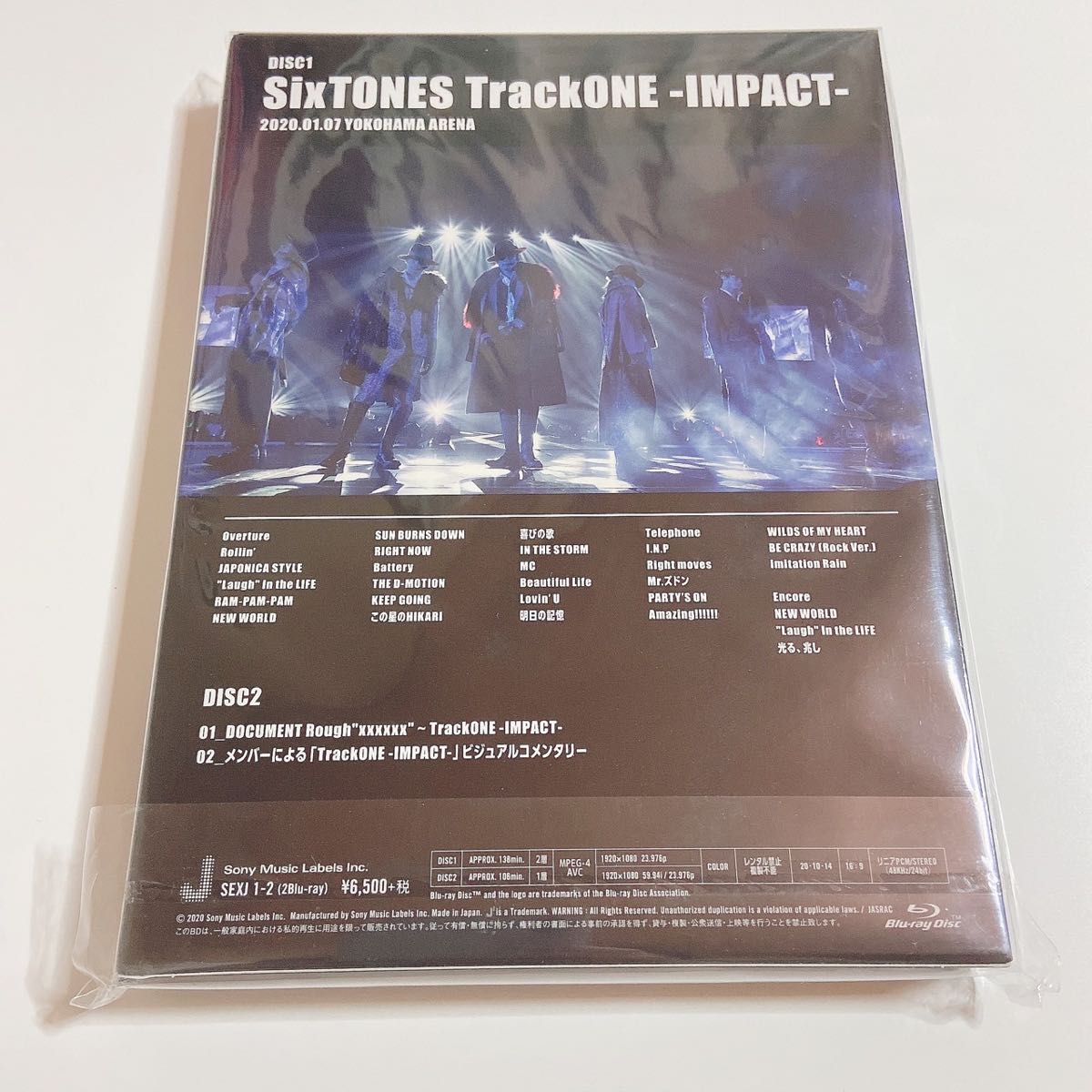 正規品 SixTONES TrackONE -IMPACT- 初回盤 Blu-ray ブルーレイ