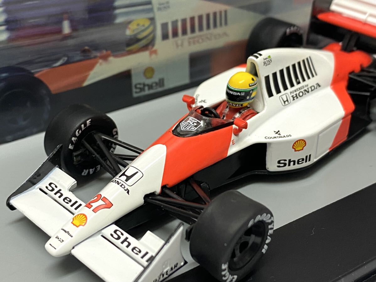 希少　アルタヤ　1/43 マクラーレン　MP4/5B アイルトン・セナ　イギリスGP 1990 McLAREN no.27 _画像2