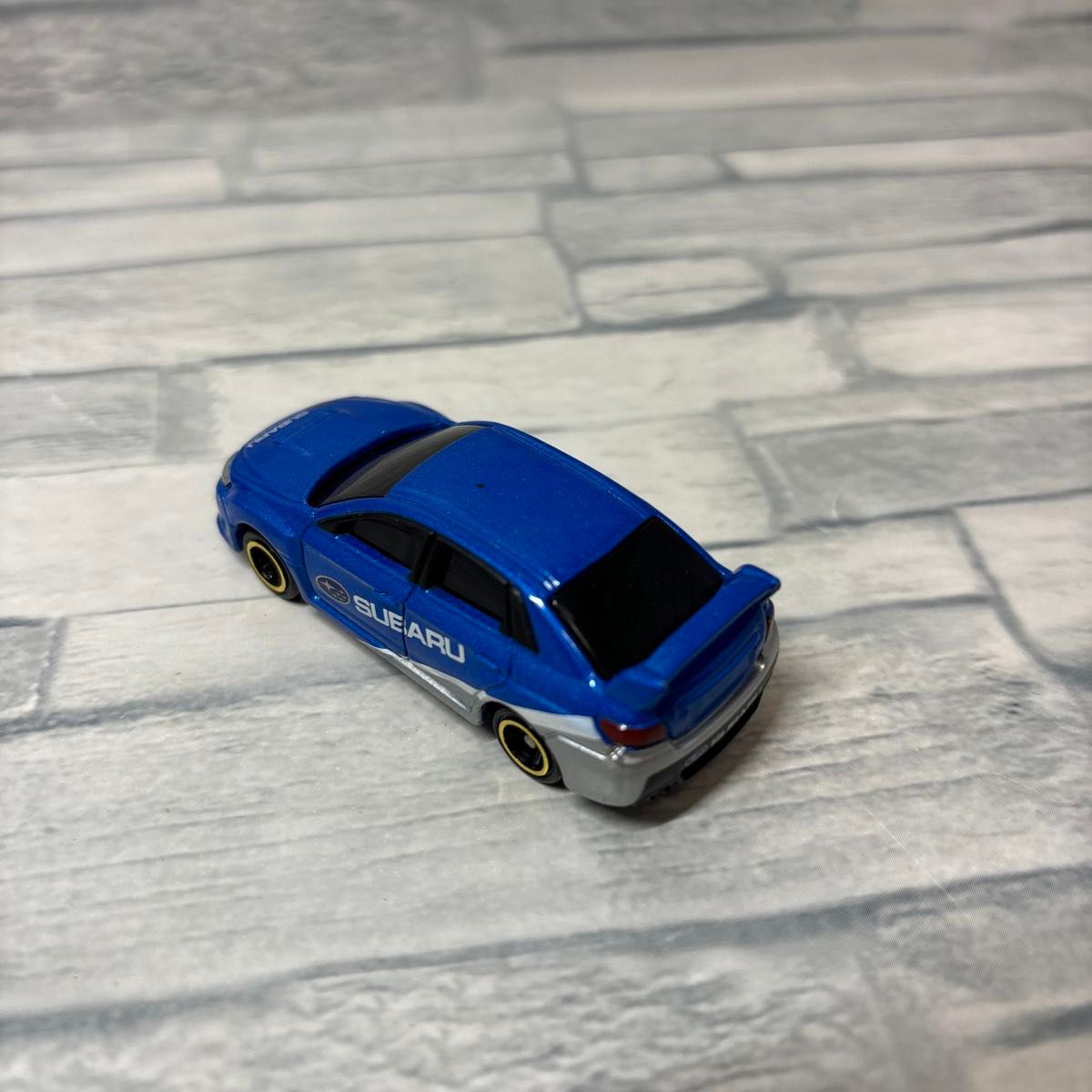 No.7 スバル インプレッサ WRX STI 4door グループR4仕様 （1/67スケール トミカ 800989）開封品