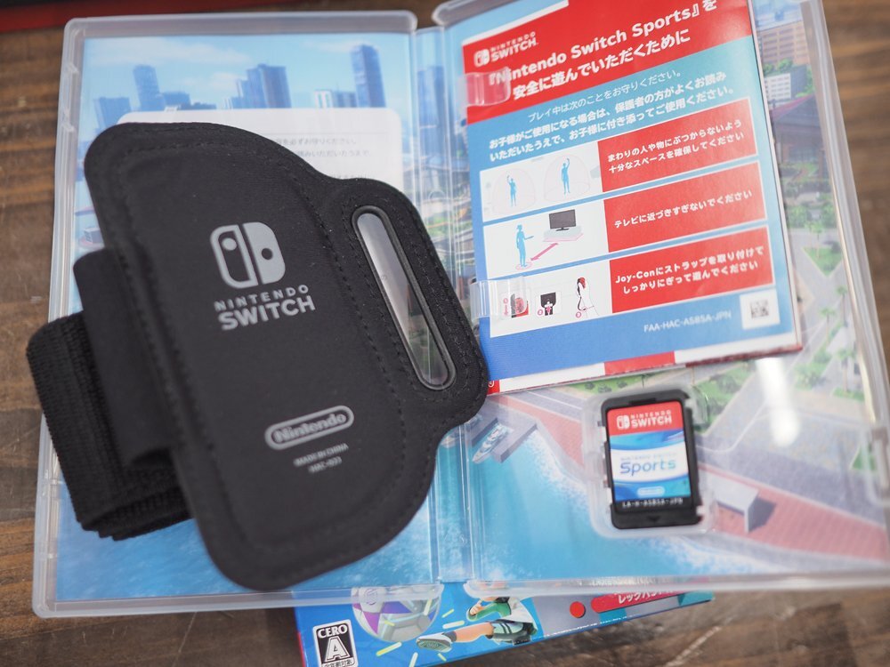 １円スタート!!任天堂 Nintendo Switch HAD-S-KABAA ネオンブルー・ネオンレッド ゲームソフトNintendo Switch Sports 付 の画像9