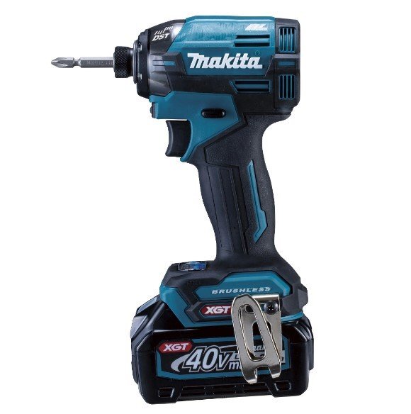 新品!! 未使用品!! makita マキタ 40Vmax 充電式インパクトドライバ TD002GRDX ブルー バッテリ/充電器付属 電動工具