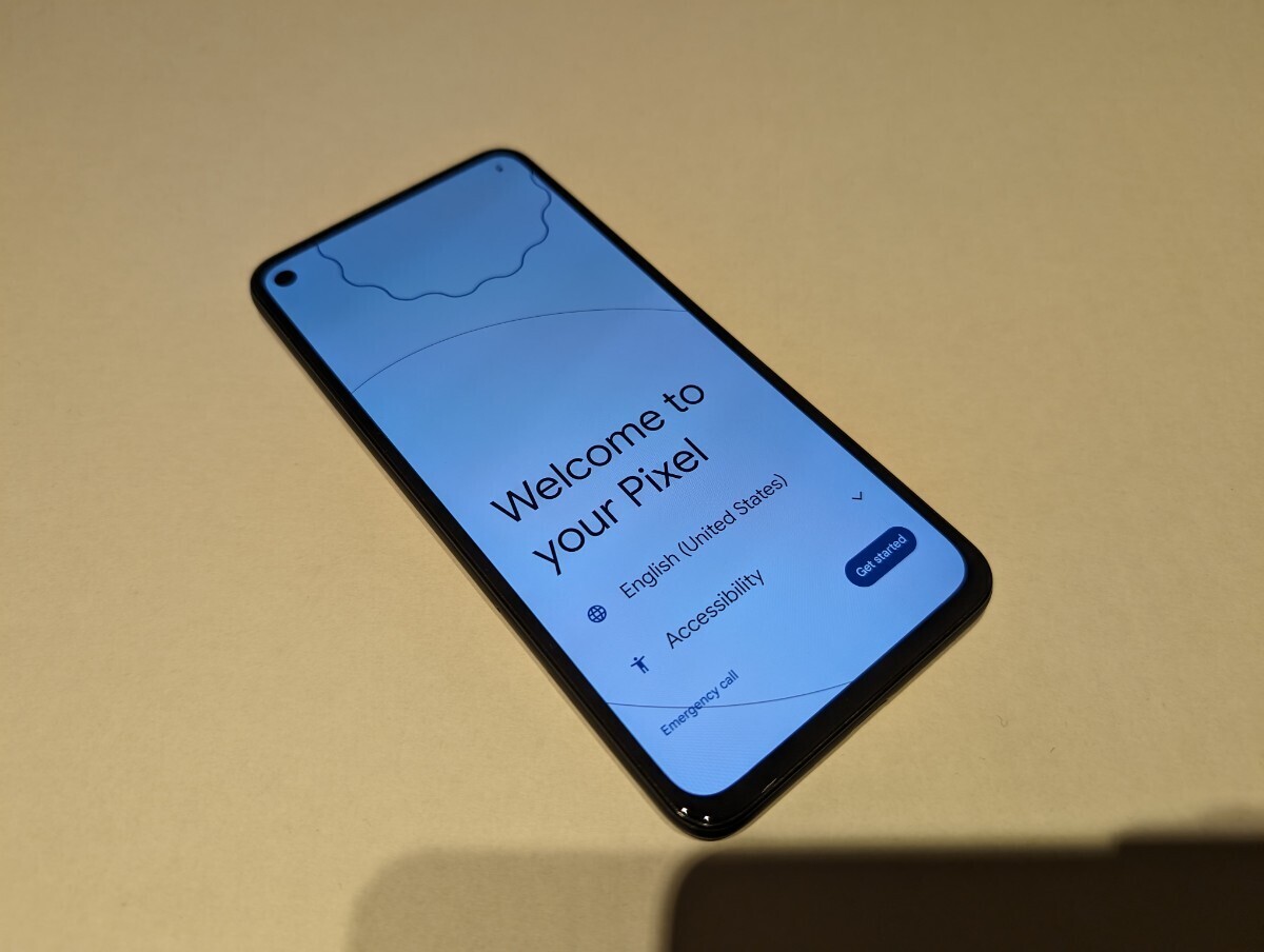 【送料無料】極美品 Google Pixel 4a (5G) 6.2インチ メモリー6GB ストレージ128GB ジャストブラック ソフトバンク版