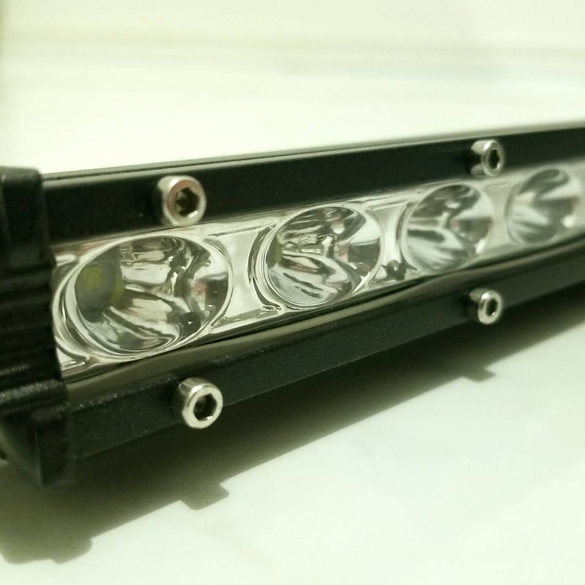 新品 LEDワークライト 作業灯 90w 80cm32インチ ホワイト ライトバー LEDバー 投光器 ジムニー 集魚灯 サーチライト 汎用フォグランプの画像4