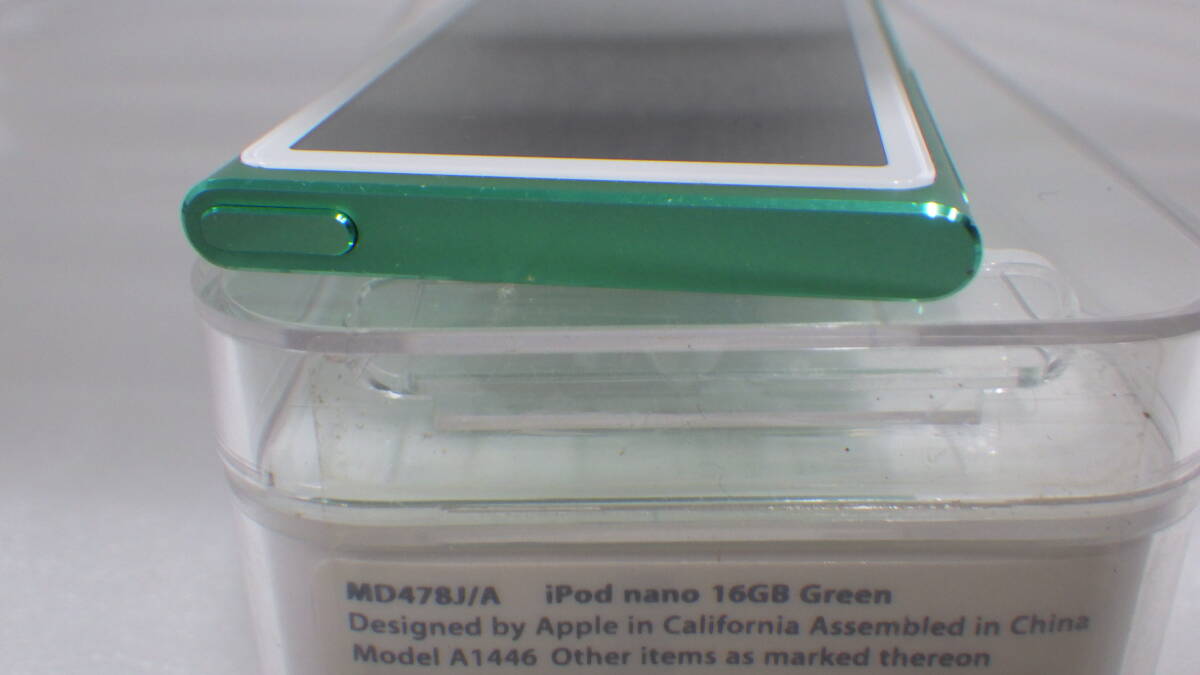 ■Apple■第7世代 16GB iPod nano■MD478J/A [Green]■中古■ ★即決★の画像7