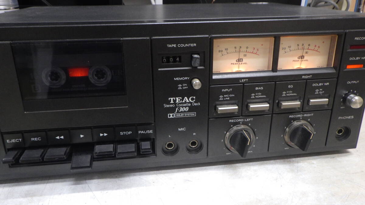 ■TEAC■ステレオカセットデッキ■f-300■中古■ ★即決★の画像10