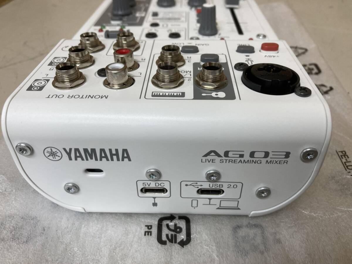 ■YAMAHA■ウェブキャスティングミキサー■AG03 MK2(MKII)■中古/2■ ★即決★の画像5