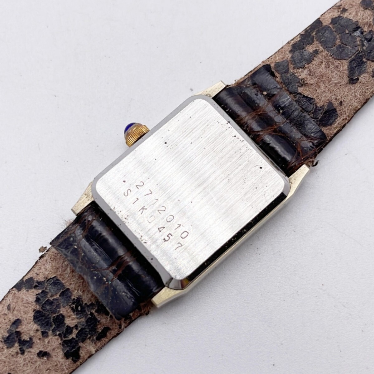 【61308】Waltham Watch Company ダイナックス レディース腕時計 2712010 SS 革 QZ の画像4