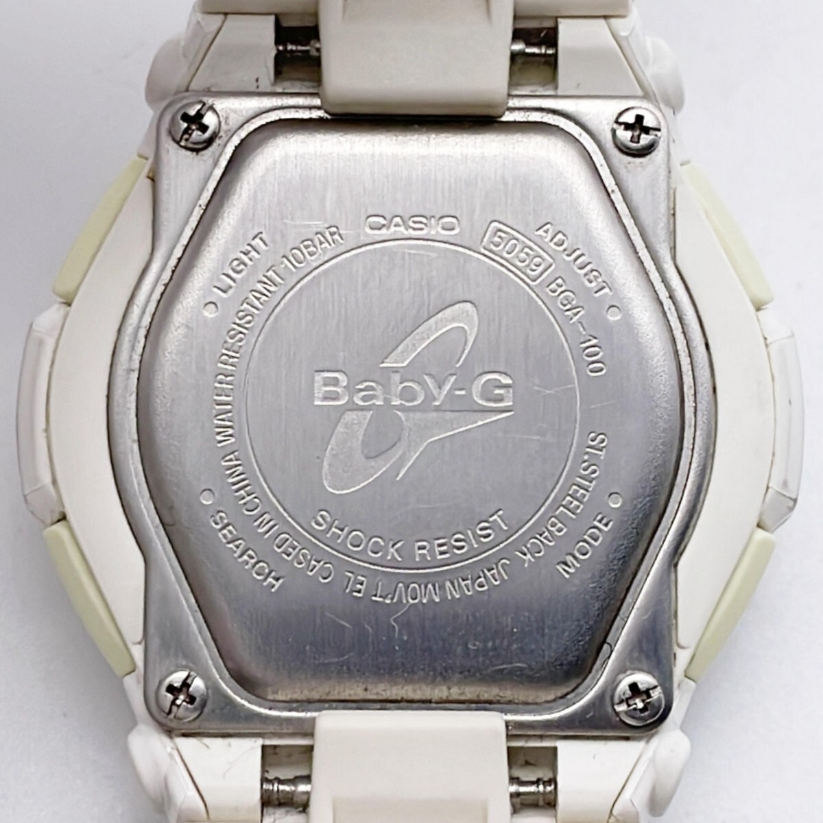 【66010】 カシオ CASIO Baby-G 腕時計 BGA-100 SS ラバー QZの画像4