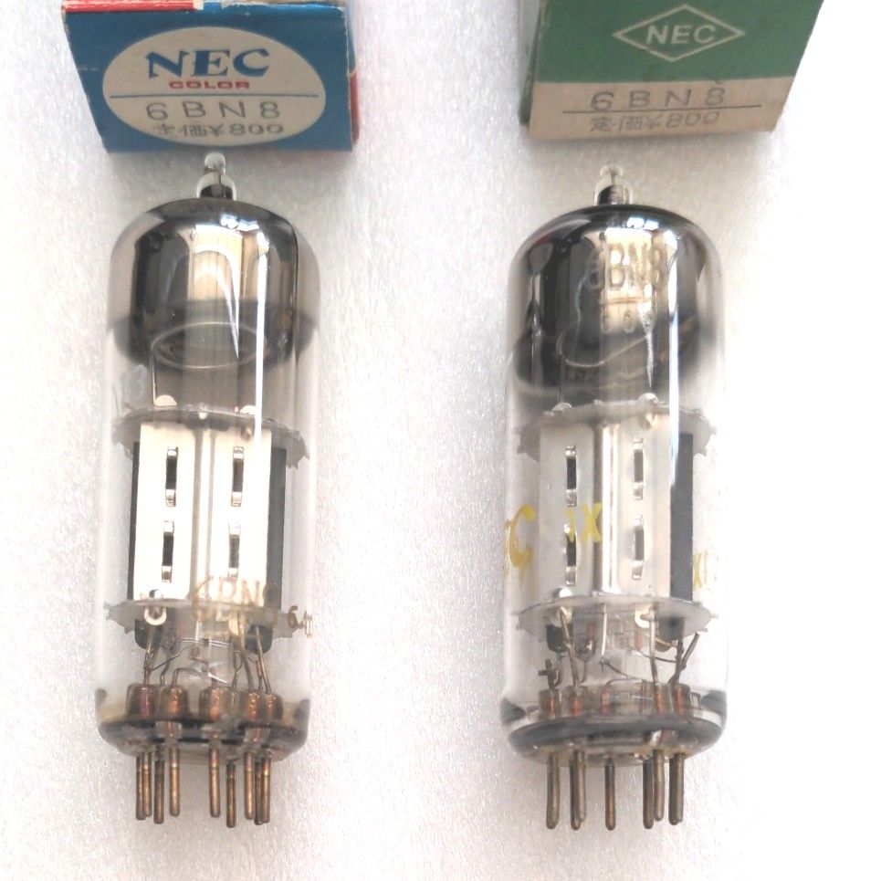真空管 NEC 6BN8 未使用２本