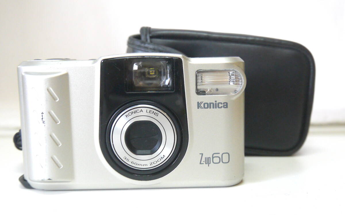 ▲(R602-D29)KONICA コニカ Z-UP60 35-60mm ZOOM コンパクトカメラ フィルムカメラ 通電確認のみ 現状品の画像1