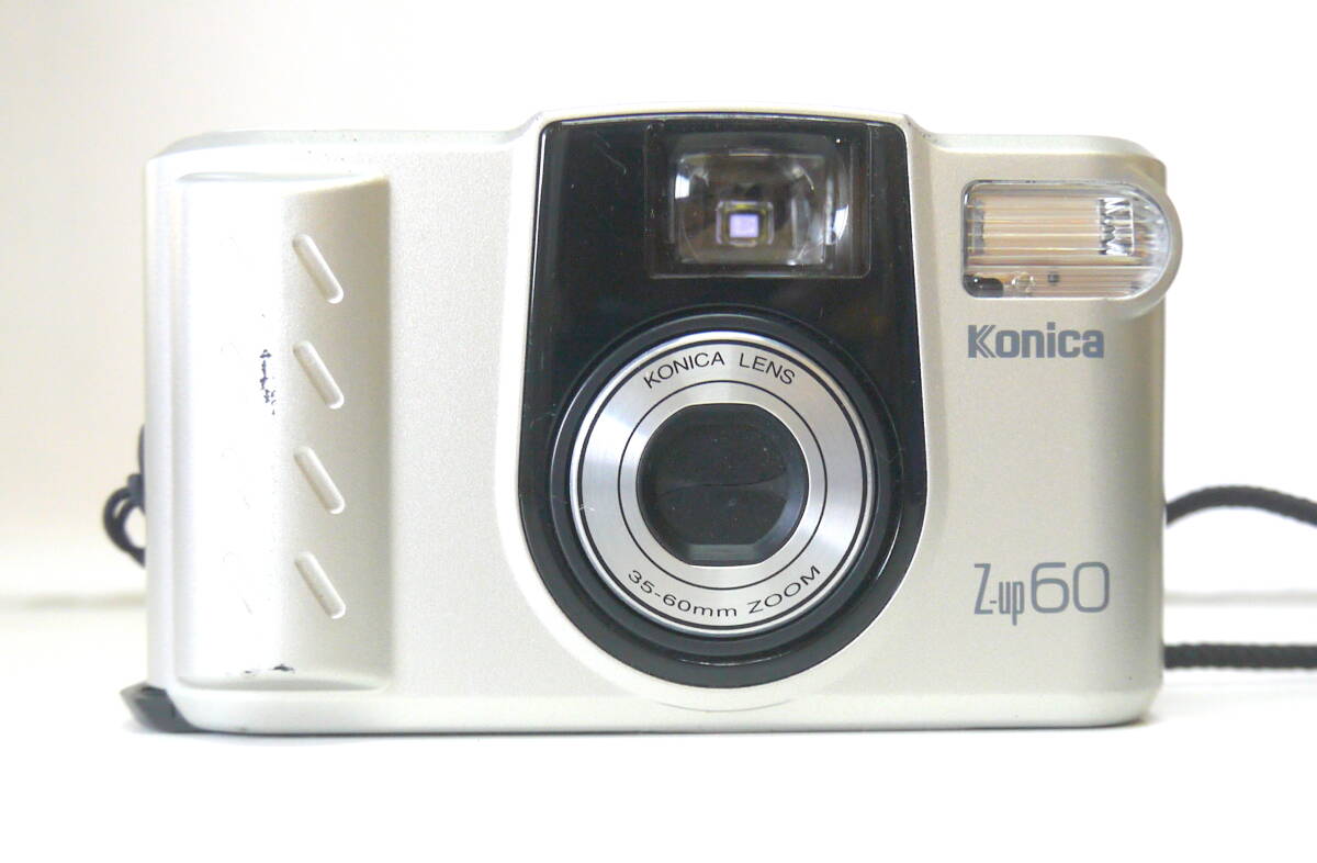 ▲(R602-D29)KONICA コニカ Z-UP60 35-60mm ZOOM コンパクトカメラ フィルムカメラ 通電確認のみ 現状品の画像2
