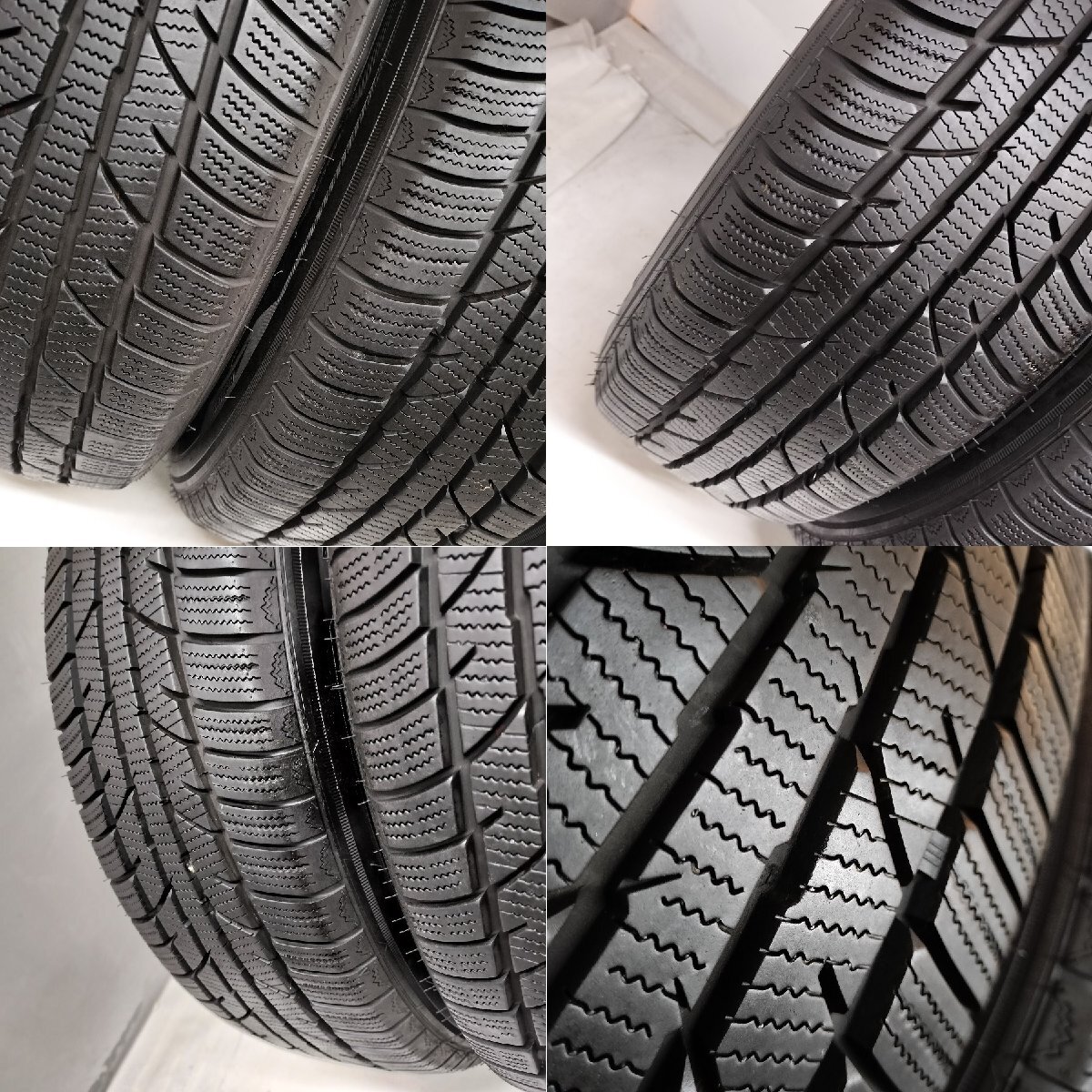 ◆本州・四国は送料無料◆ ＜スタッドレス・ホイール 4本＞ 175/65R15 ZEETEX 15X5.5J 4H -100 アクア ヴィッツ キューブ スイフト_画像9