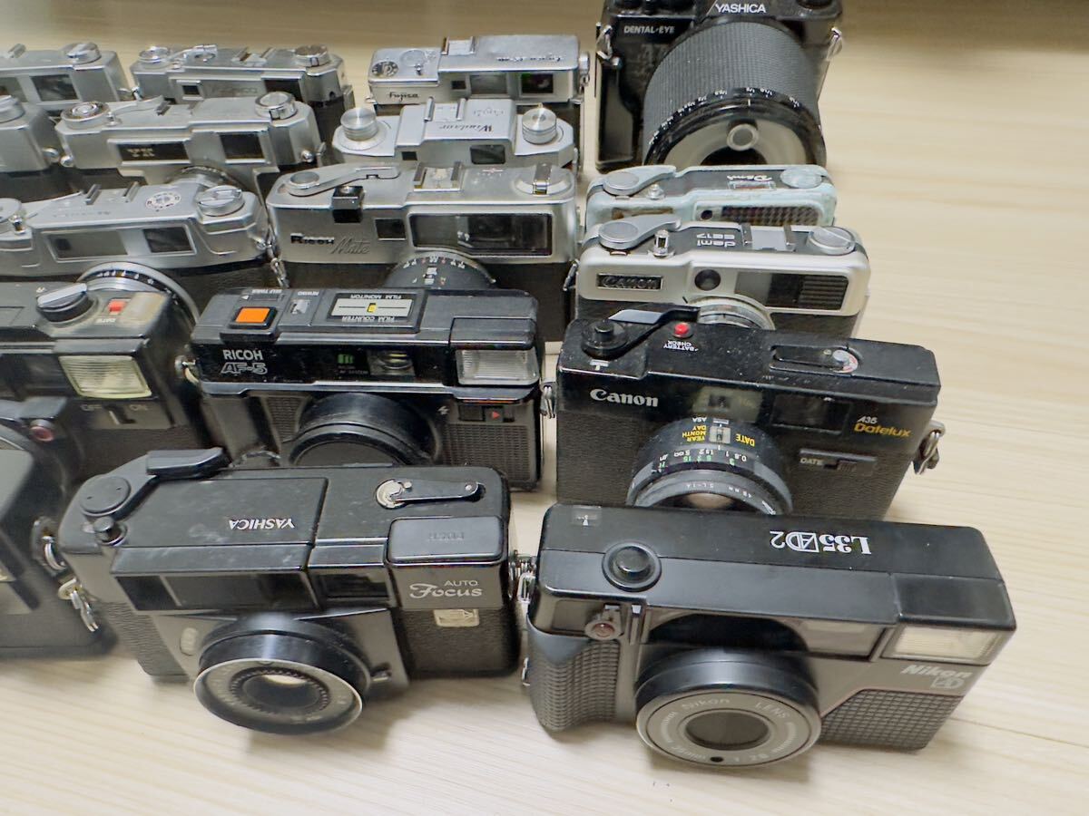 フイルムカメラ　レンジファインダー　25台まとめ　Konica Olympus YASHICA Canon Minolta mamiya fujica_画像10