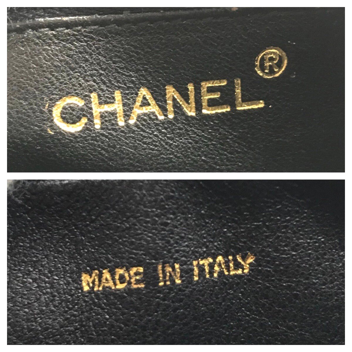 1円 CHANEL シャネル ココマーク マトラッセ ラムスキン ミニ ポーチ チェーン ショルダー バッグ ブラック a2478_画像10