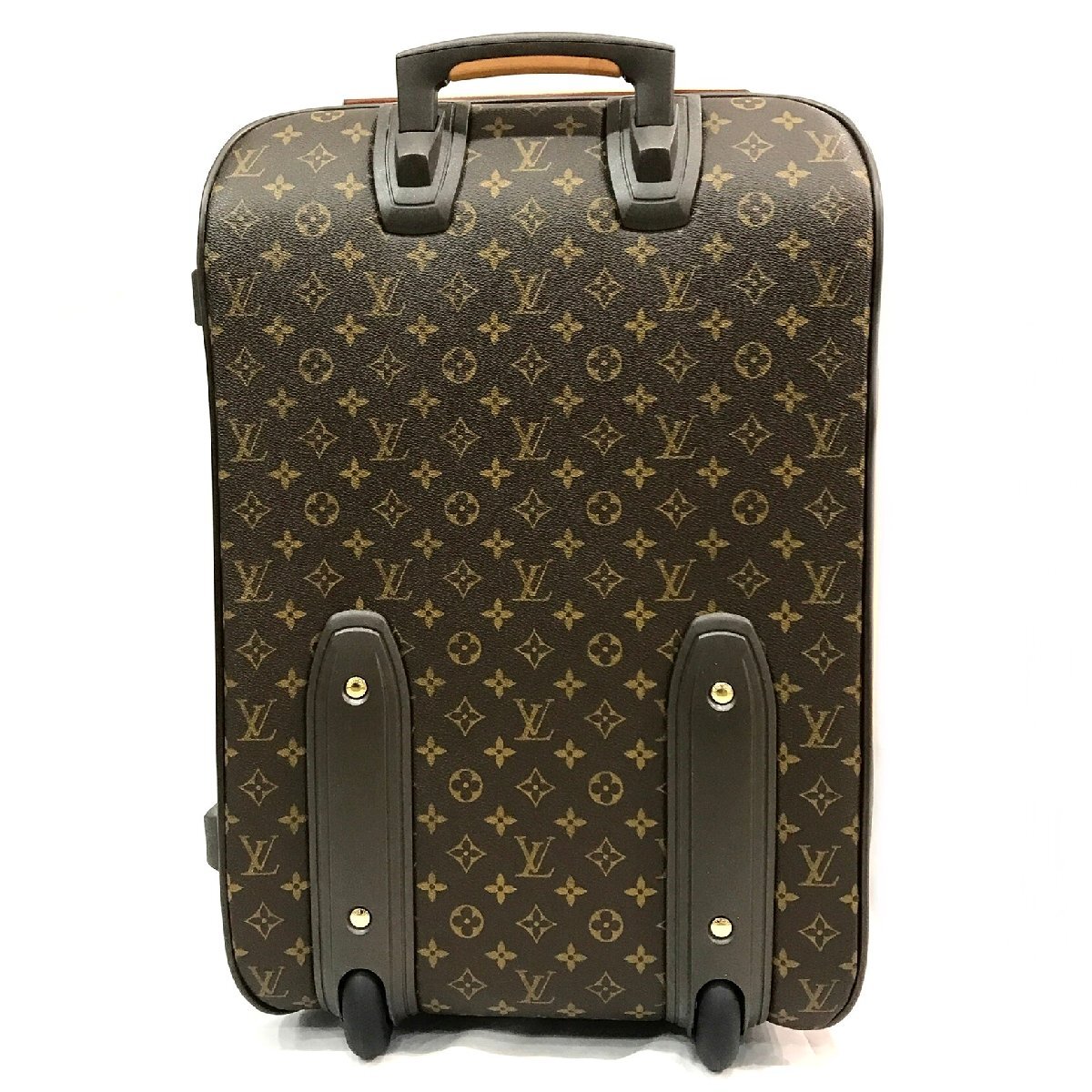 LOUIS VUITON ルイヴィトン モノグラム ペガス50 キャリーケース スーツケース 旅行鞄 ガーメントケース付き 美品 k711_画像2