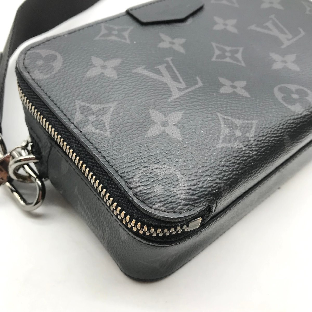 美品 LOUIS VUITTON ルイヴィトン モノグラム エクリプス アルファ ウェアラブル ウォレット ショルダー バッグ 財布 a2700_画像5