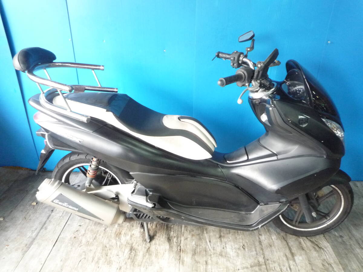 HONDA PCX125 黒 エンジン始動動画 自賠責加入で乗れます 半額配送キャンペーン 期間限定車体価格 現状渡し諸経費０円 激安 横浜 P-Yard_画像3