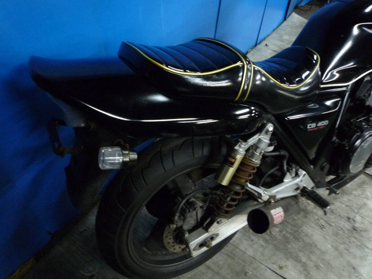 HONDA CB400SF 黒 格安提供車 エンジン始動動画 半額配送キャンペーン 期間限定車体本体価格 現状渡し諸経費０円 激安 横浜 都筑 P-Yardの画像7